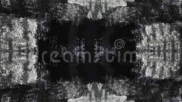 抽象视差背景黑白色花岗岩大理石图案抽象斑点视频的预览图