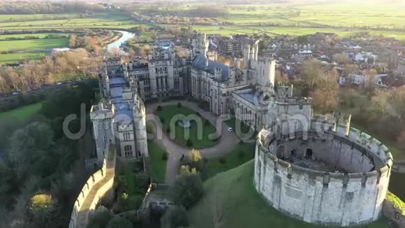 阿伦德尔城堡阿伦德尔西苏塞克斯英国英国内院III视频的预览图