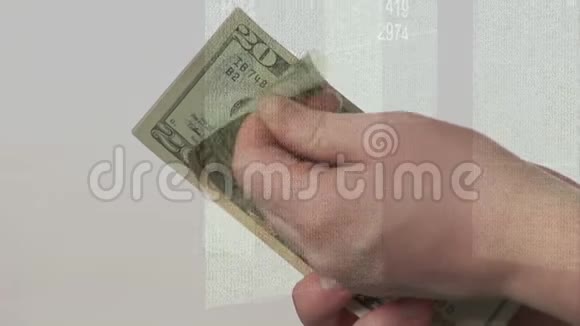 手算美元钞票视频的预览图