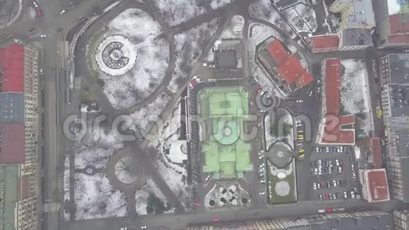 阿雷利亚克拉科夫歌剧院冬天波兰雪视频的预览图