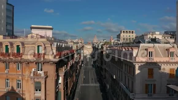 美丽的中世纪意大利热那亚城的景观视频的预览图