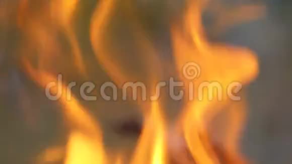 金火燃烧火焰背景视频的预览图