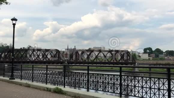 铁路桥的时间流逝视频的预览图