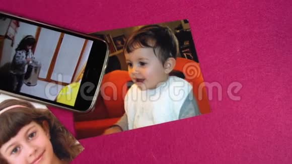 在移动FDV上播放婴儿和儿童照片时慢镜头视频的预览图