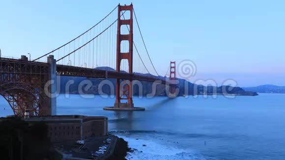 旧金山4K金门大桥日夜兼程视频的预览图