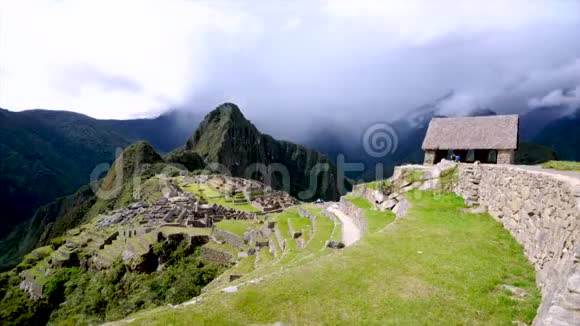 秘鲁大陆印加马丘比丘文明古城视频的预览图