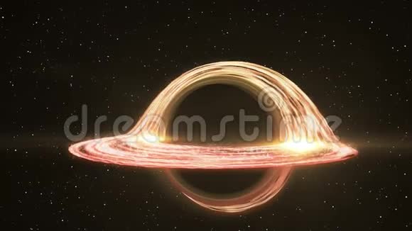 黑洞吸积盘3D模型视频的预览图