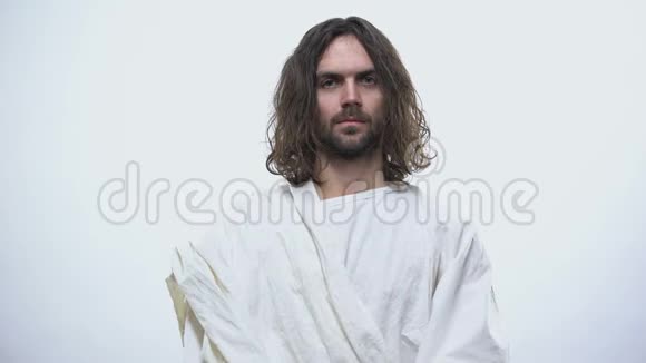耶稣赐教圣经祈求祷告义人活在天主教视频的预览图