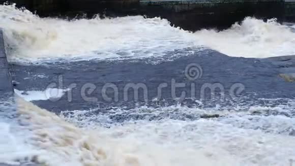 水电站溢洪道通道视频的预览图