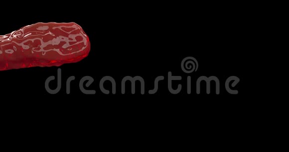 喷气草莓三维粉红色特写很甜的甜点酸奶漩涡糖果食品他的背景视频的预览图