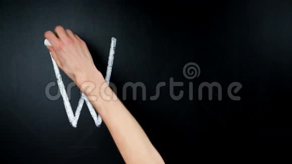 为什么用粉笔在黑板上手写问题写得很热烈时间推移视频的预览图