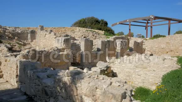 夏天阳光明媚的塞浦路斯古城视频的预览图