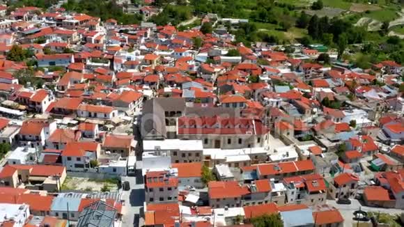 Pissouri村和ApostolosAndreas教堂的景观塞浦路斯利马索尔区视频的预览图