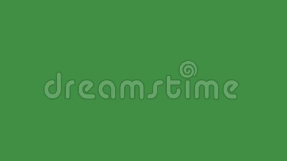 在透明的绿色背景上用手指在监视器上滑动女性手在屏幕上滑动以浏览绿色视频的预览图
