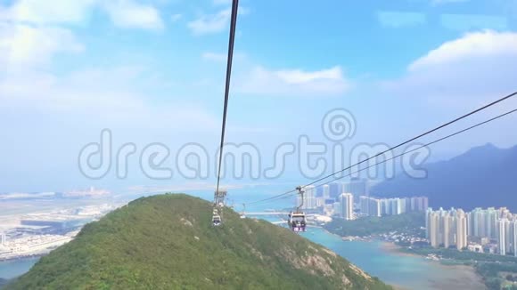 香港缆车高度观赏视频的预览图