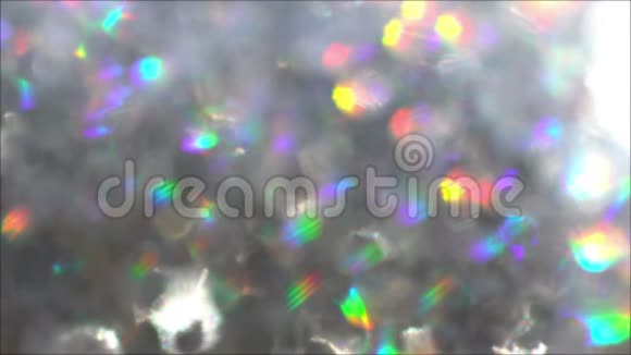 闪耀粒子背景抽象纹理银环视频的预览图