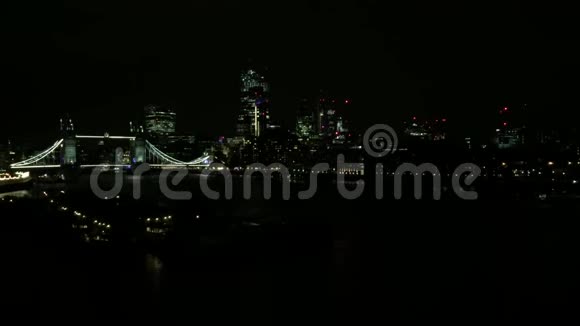 泰晤士河夜景视频的预览图