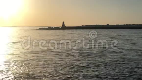 莫尔河日落景色视频的预览图