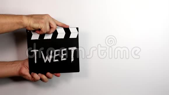 推特社会媒体营销和广告概念视频的预览图