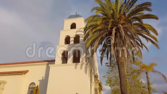 圣地亚哥老城天主教堂旅行摄影视频的预览图