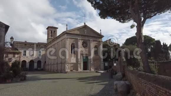 古罗马意大利安蒂卡大教堂视频的预览图