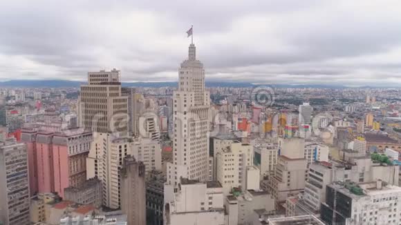 曹宝洛布拉齐尔5月3日2018年市中心地面零广场的空中景观旅游场所视频的预览图