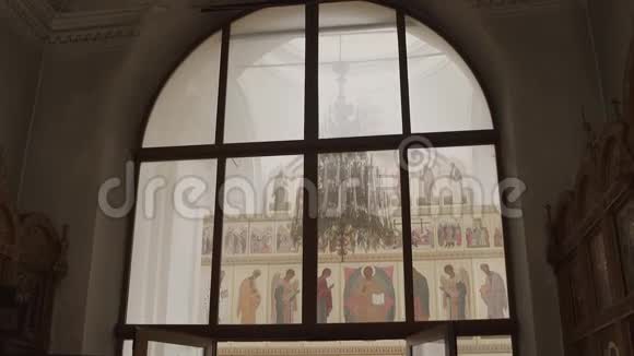 东正教的漂亮窗户视频的预览图