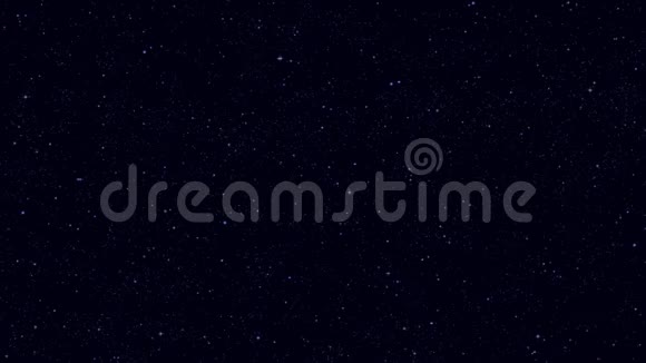 现实的夜空中闪烁着许多星星太空动画视频的预览图