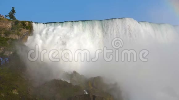 尼亚加拉瀑布尼亚加拉瀑布流水视频的预览图