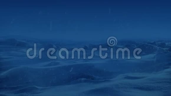 夜晚的冰雪北极景观视频的预览图