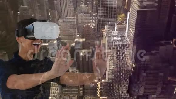 纽约市使用虚拟现实的妇女视频的预览图