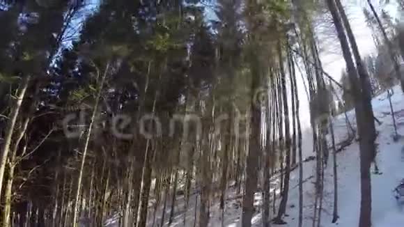 阿尔卑斯山的山峦视频的预览图