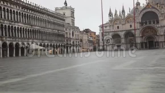 意大利威尼斯主广场圣马可大教堂视频的预览图
