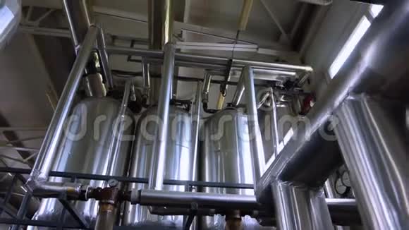 锅炉房带管线工业录像视频的预览图
