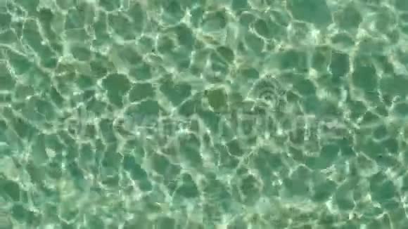 慢动作抽象的海景蓝波视频的预览图
