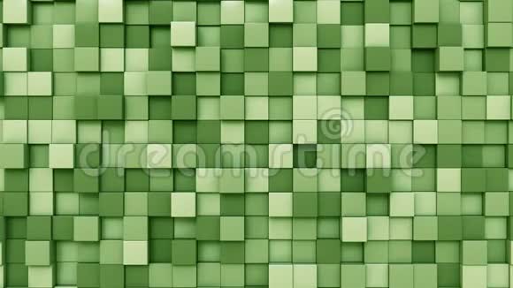 移动浅绿色立方体视频的预览图