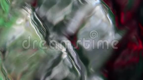 菱形花纹玻璃表面抽象颜色反射视频的预览图