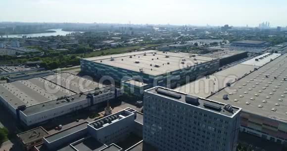 莫斯科技术公园的鸟瞰图视频的预览图