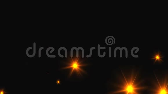黑暗中金光闪闪3d渲染计算机生成背景抽象背景视频的预览图