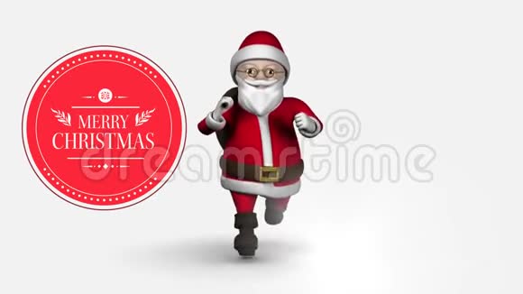 圣诞快乐短信和愚蠢的圣诞老人视频的预览图