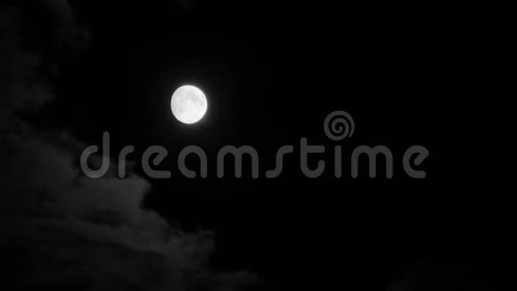 满月消失在云层后面视频的预览图