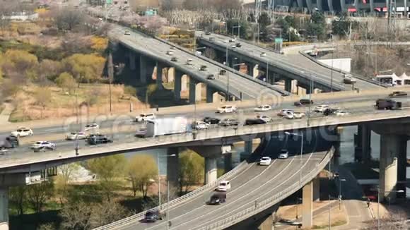 韩国首尔市的交通高清时间间隔视频的预览图