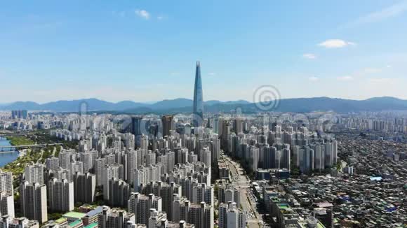 韩国卢特塔的首尔航空景观视频的预览图