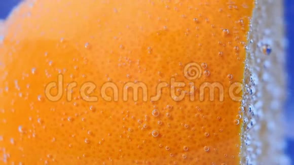 果汁柑橘果肉特写健康的生活方式维生素适当的营养饮食新鲜果汁视频的预览图