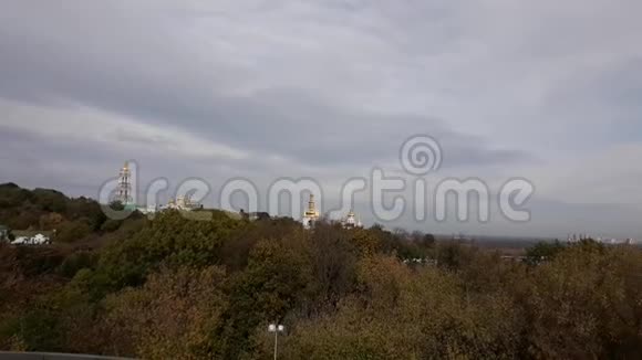 德尼普罗河全景基辅乌克兰视频的预览图