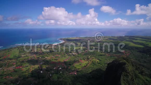 夏威夷夏威夷考艾阿那霍拉山2017年11月晴天4K广角激发2号探测器视频的预览图