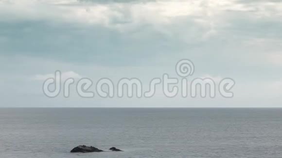 黑海景一场风雨兼程的风暴时间推移视频的预览图