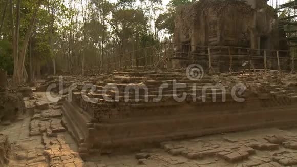 柬埔寨SamborPreiKuk高棉遗址外部视频的预览图