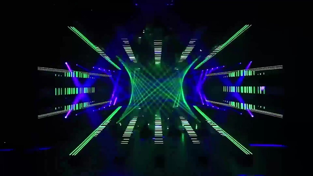 舞台灯光射灯百大DJ神曲抖音VJ视频视频的预览图