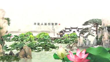 中国风烟雨江南视频素材视频的预览图